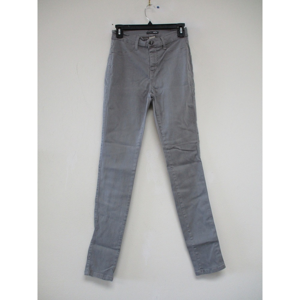 Fashion Nova Skinny Jeans Womens 1 Gray High Waisted Stretch Denim Slim Fit